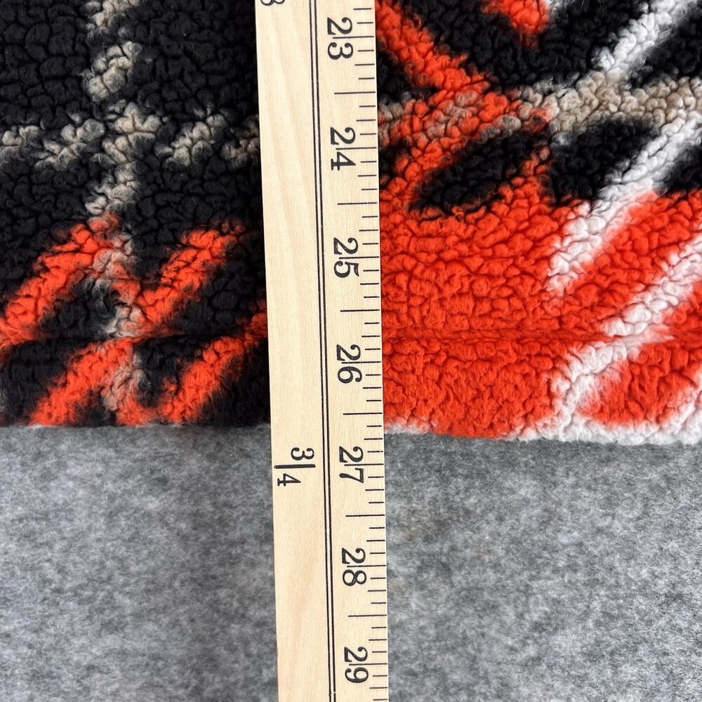 The North Face Men’s Fiery Red 1/4 Zip Cabin Fleece PO Hoodie Jacket Size S - Picture 7 of 7